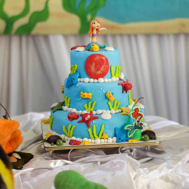 festa infantil princesa Ariel